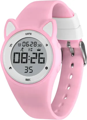 Kids Digital Watches for Girls Boys, Sports Watch with Fitness Tracker, Pedometer, Alarm Clocks, Stopwatch, No App Needed & Waterproof Kids Watch, Gift for Teens Girls Boys Ages 5-14