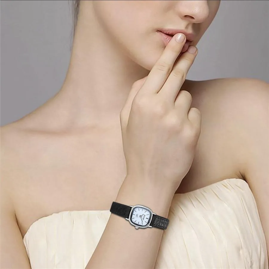 Ladies Leather Female Quartz Watch