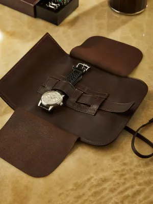 Leather Travel Watch Case