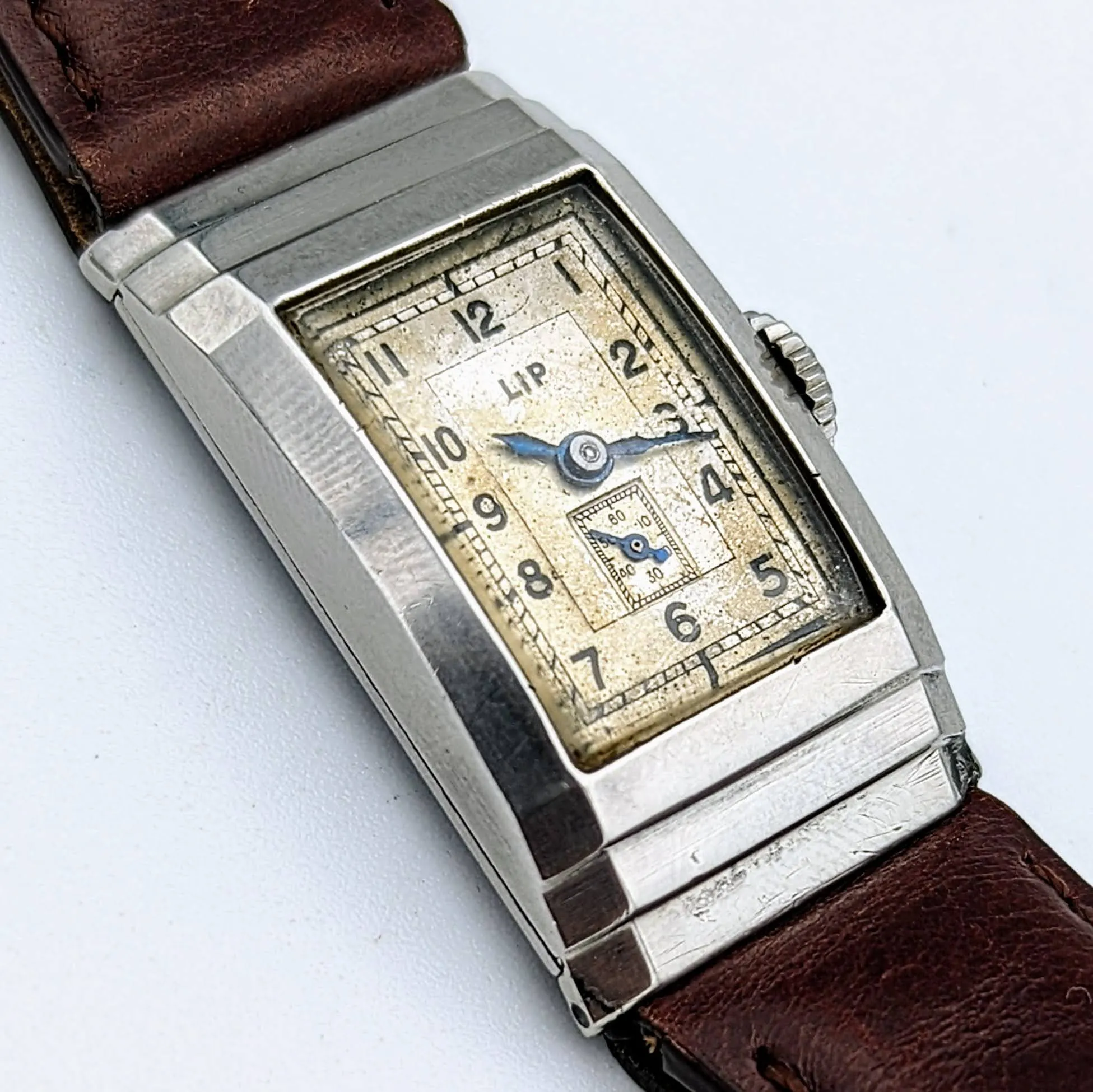 LIP Art Deco Watch Cal. 183 France Made Vintage Wristwatch