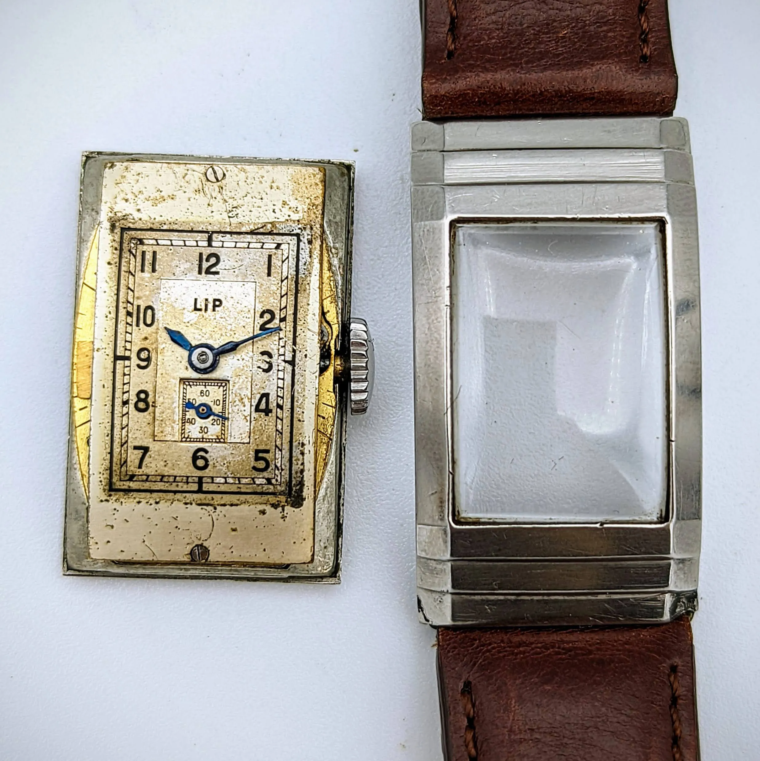 LIP Art Deco Watch Cal. 183 France Made Vintage Wristwatch