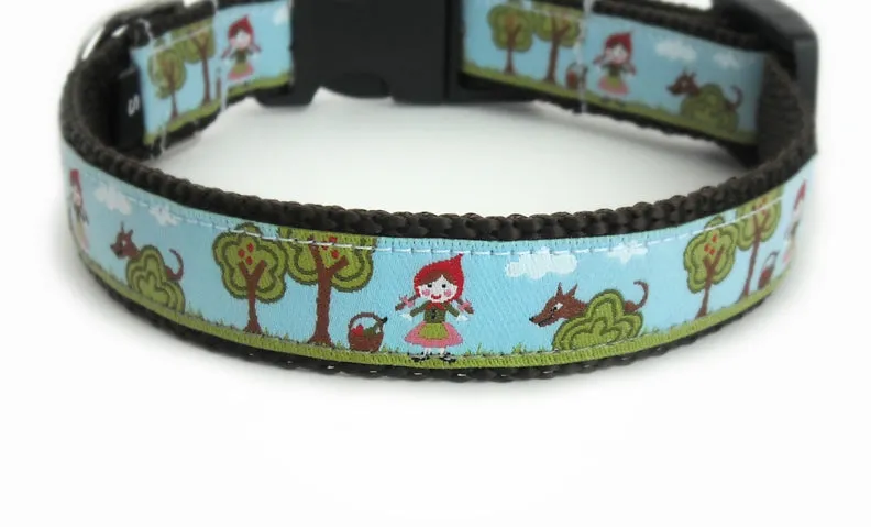 Little Red Riding Hood Dog Collar