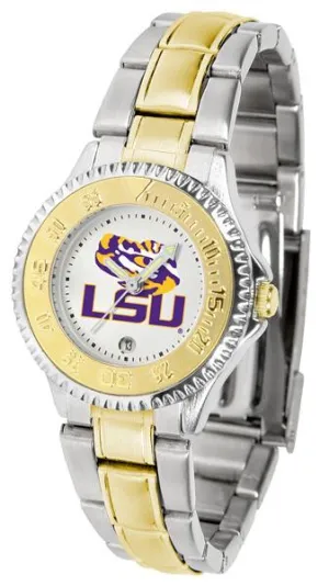 Louisiana State Tigers Ladies Competitor Two-Tone Band Watch