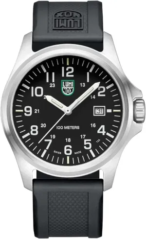 Luminox - G Patagonia Steel - Mens Watch 43 mm - Military Watch - Date Function - 100m Water Resistant - Different Variations - Mens Watches - Made in Switzerland
