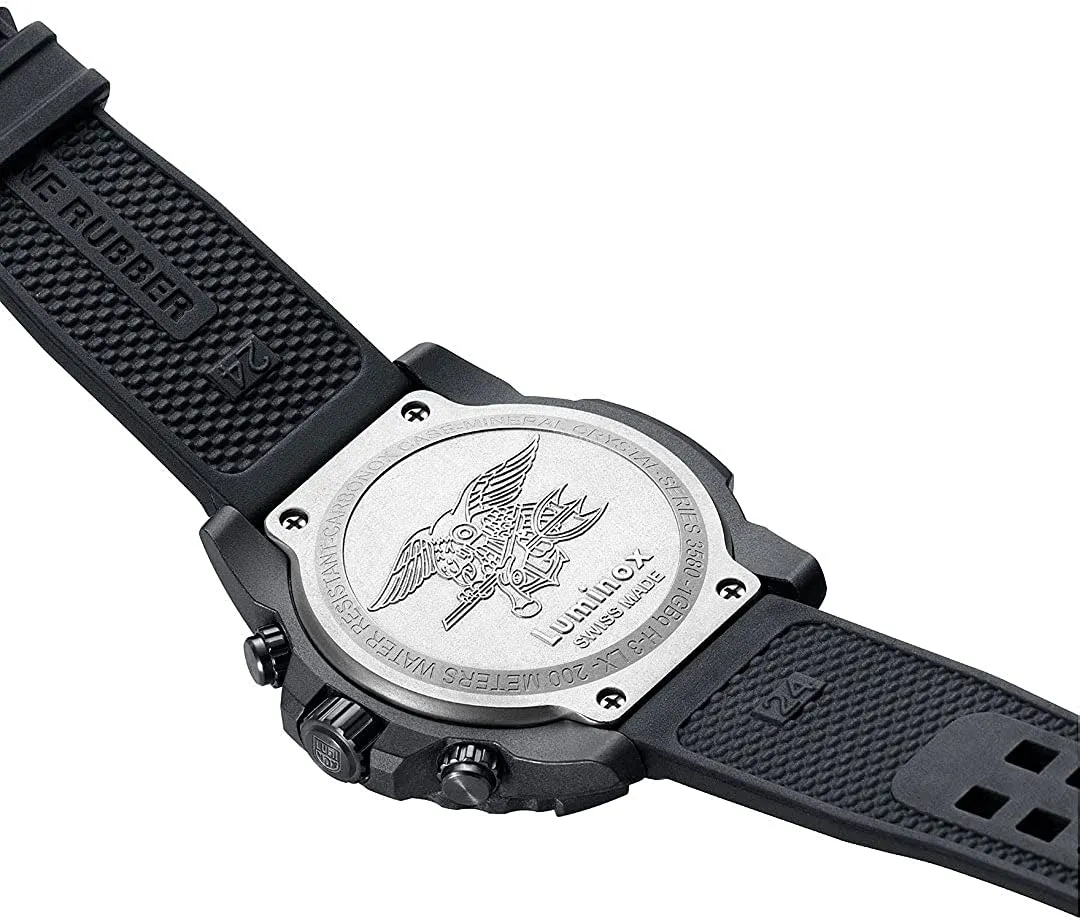 Luminox Men's Navy Seal Chronograph Black Out Analog Military Dive Watch