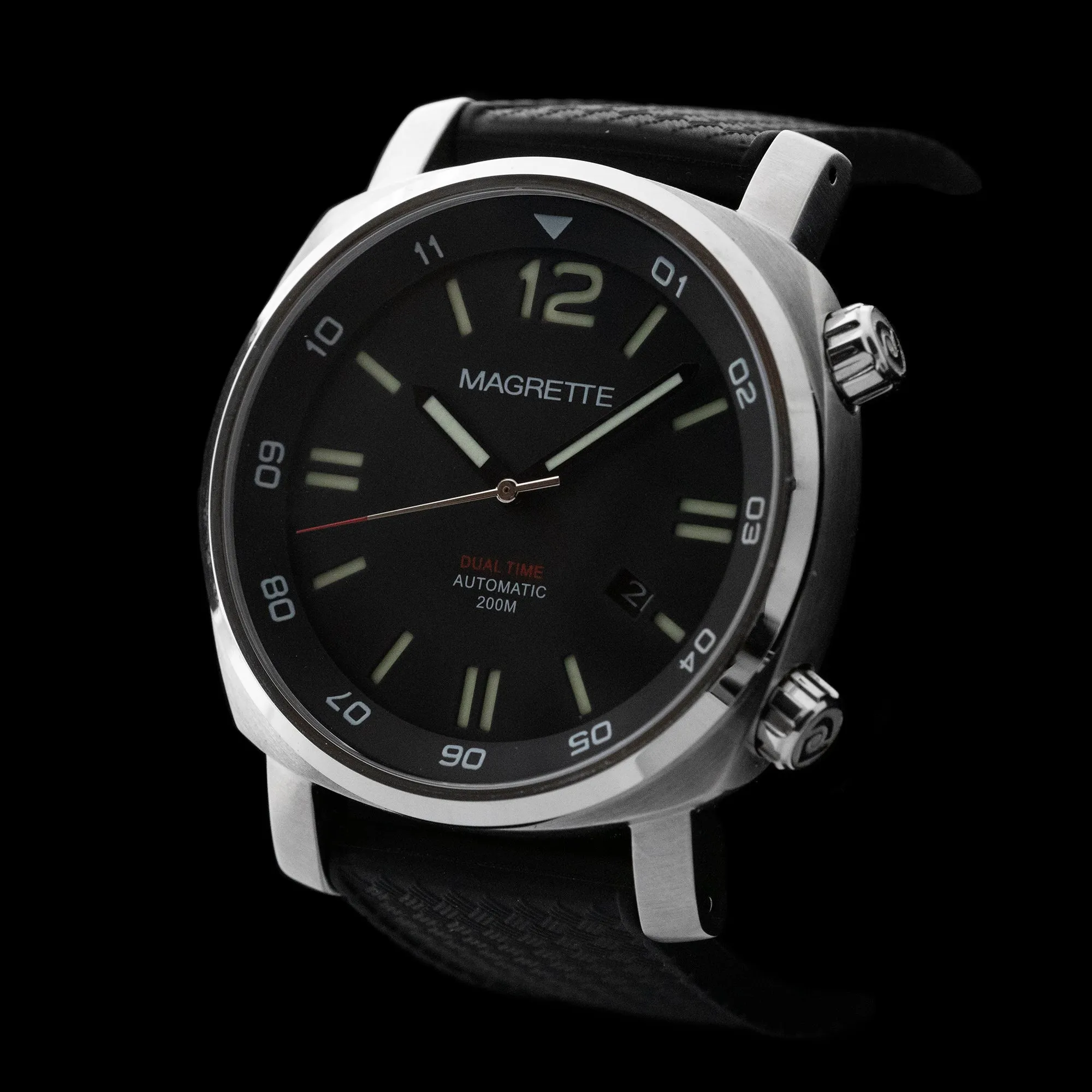 Magrette - 2016 Dual Time Stainless Steel (NEW OLD STOCK)