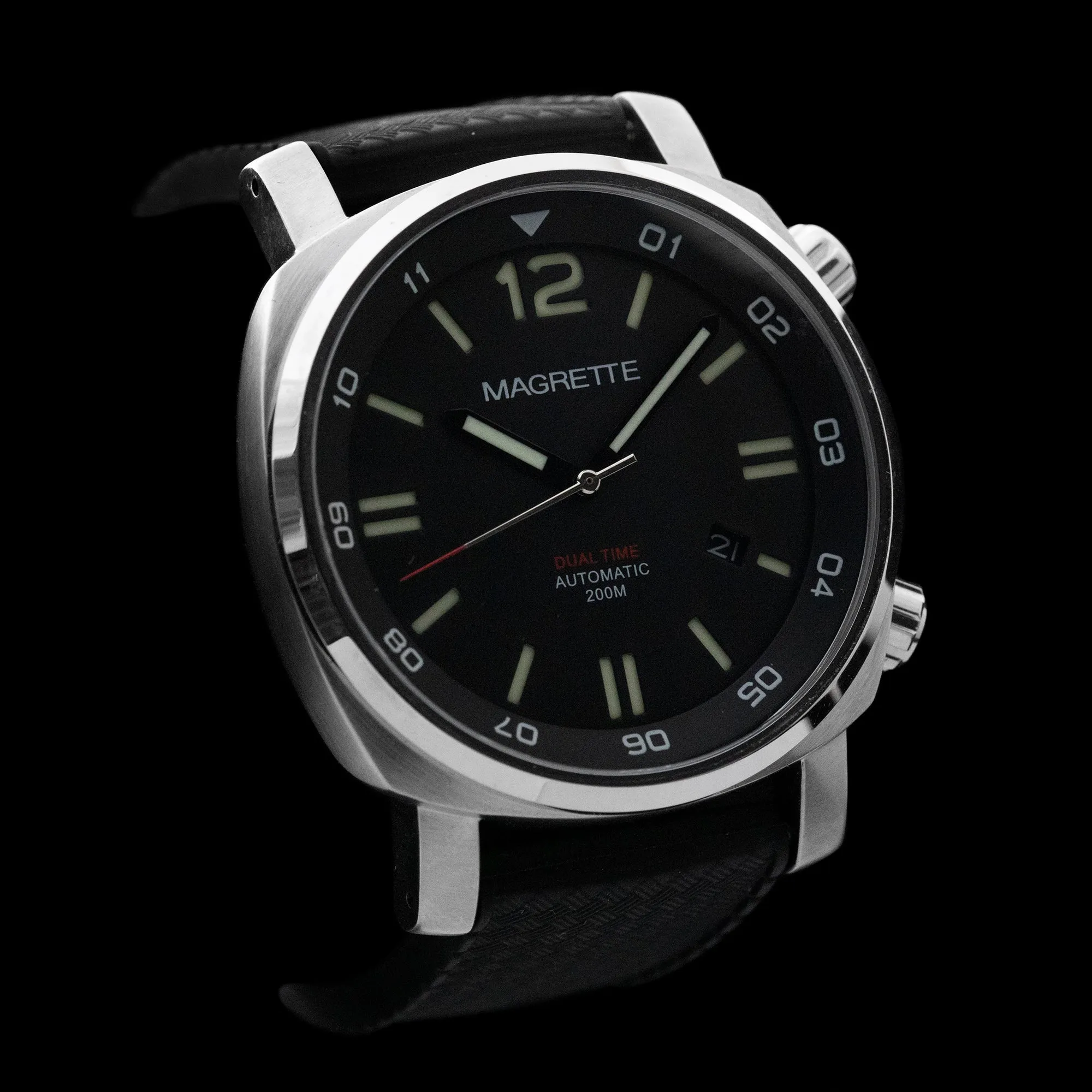 Magrette - 2016 Dual Time Stainless Steel (NEW OLD STOCK)