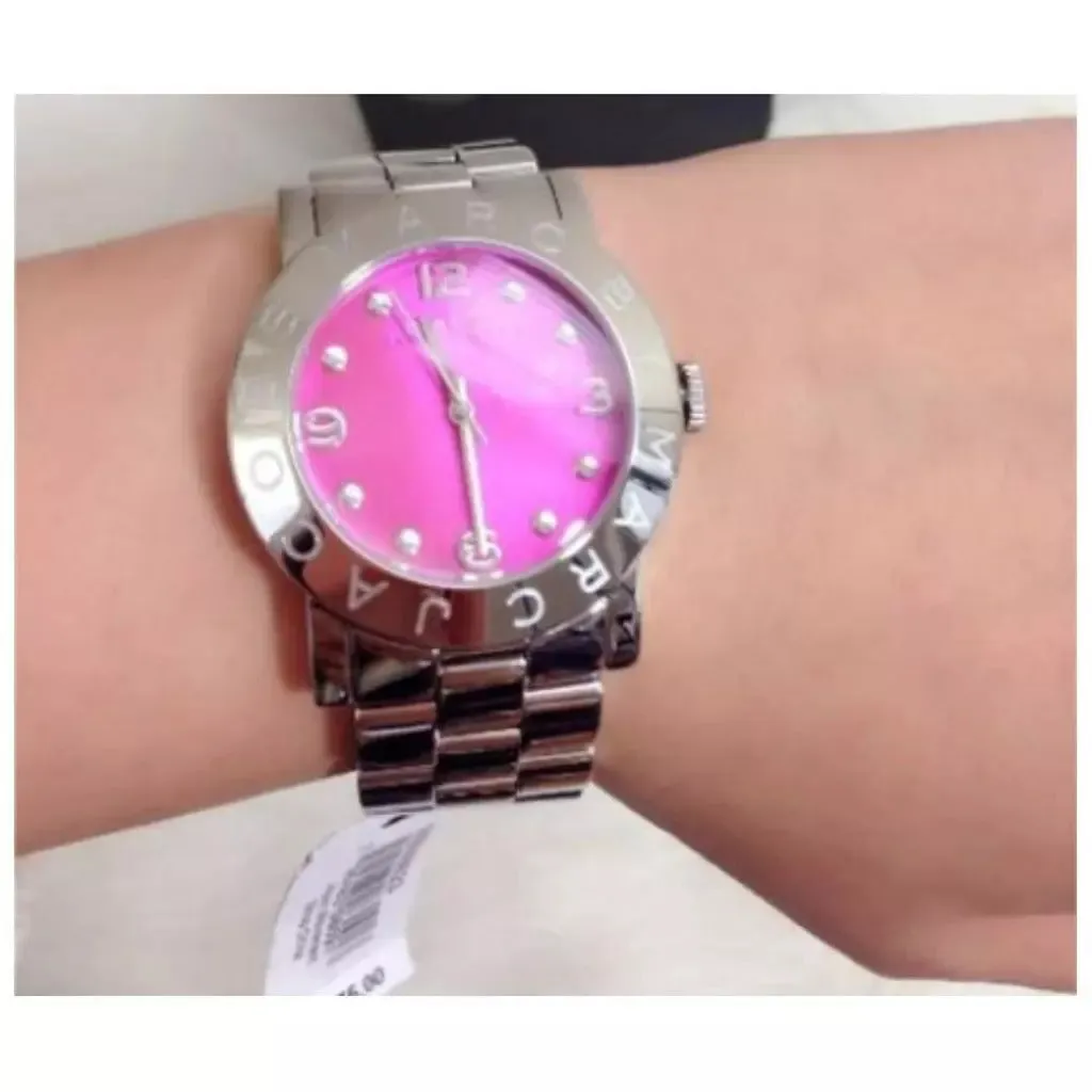 Marc By Marc Jacobs Amy Pink Women's Steel Classic Watch MBM8623