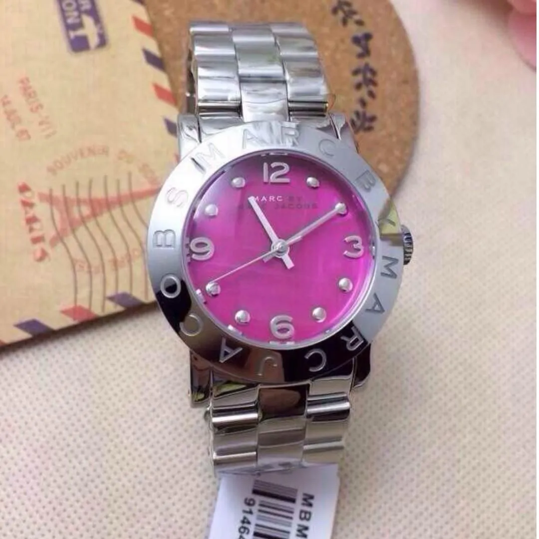 Marc By Marc Jacobs Amy Pink Women's Steel Classic Watch MBM8623