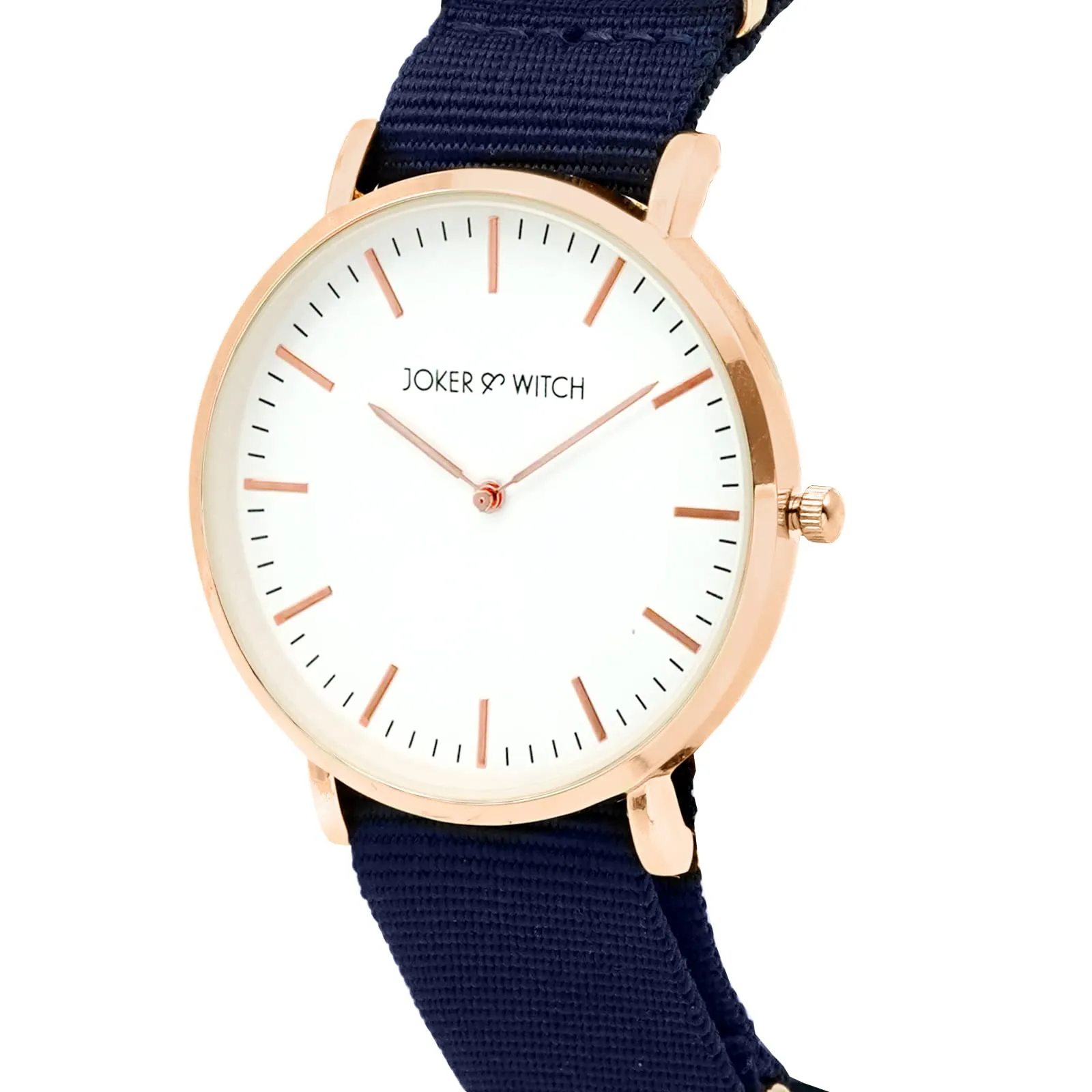 Matrix White Dial Blue NATO Strap Watch