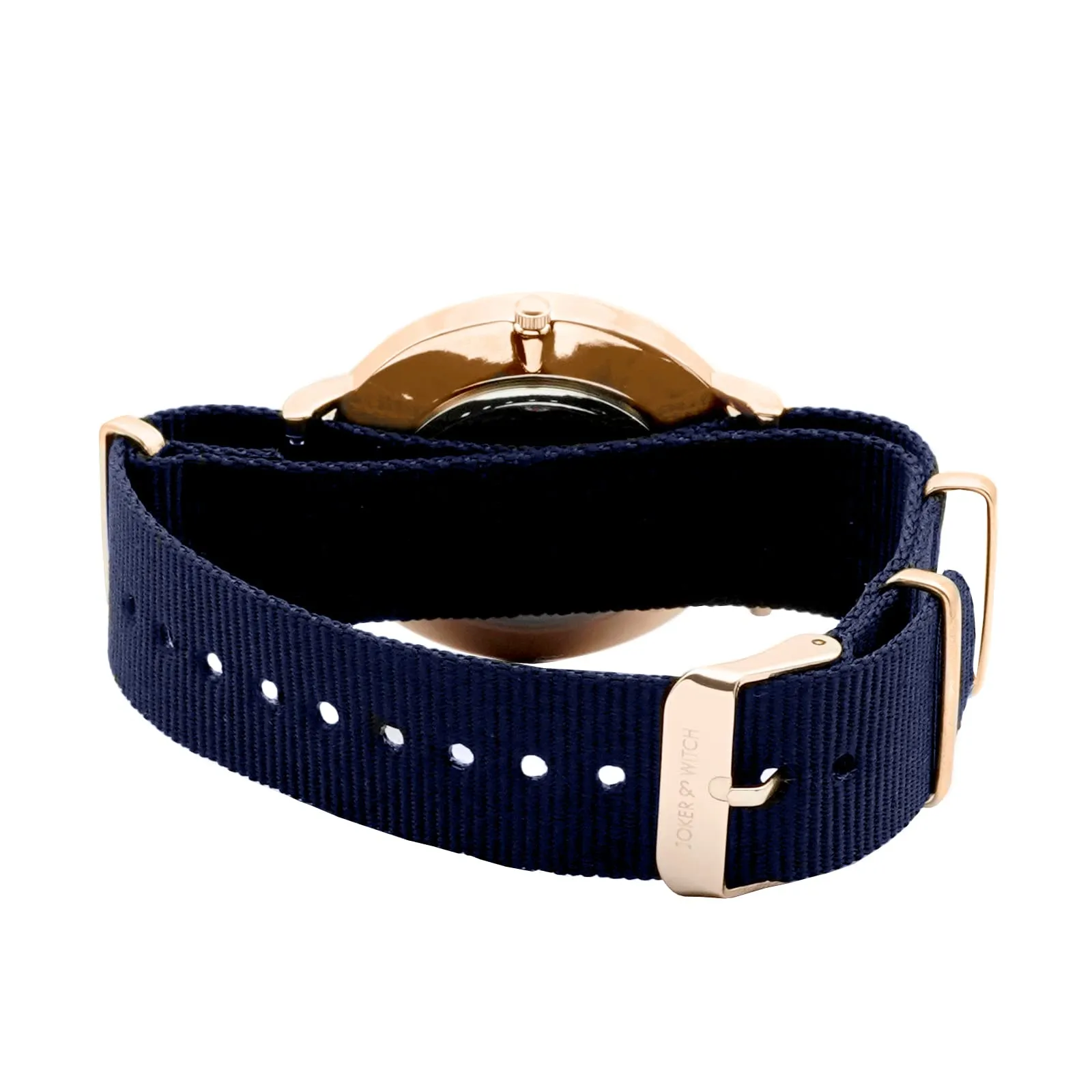 Matrix White Dial Blue NATO Strap Watch