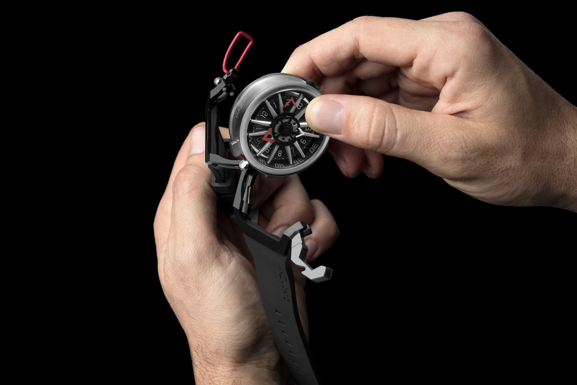 Mazzucato Reversible Watch RIM Black