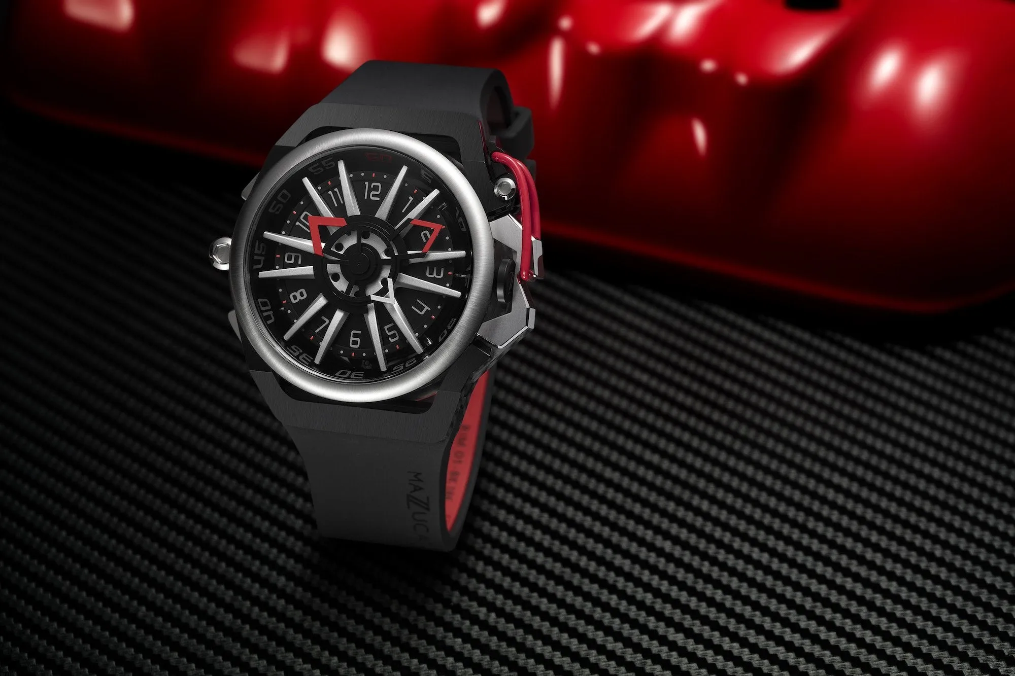 Mazzucato Reversible Watch RIM Black