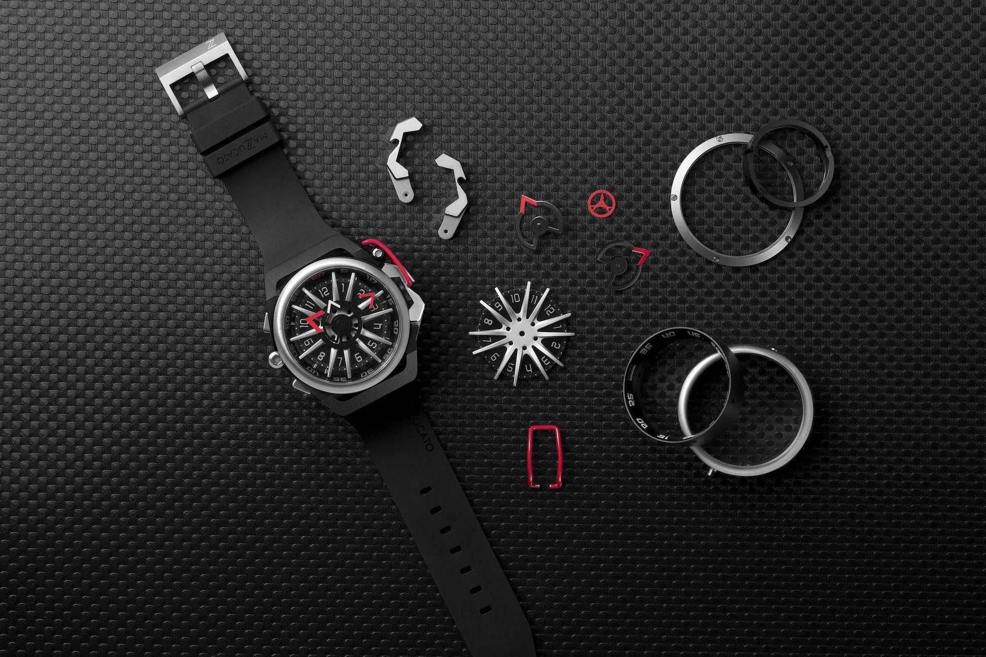 Mazzucato Reversible Watch RIM Black