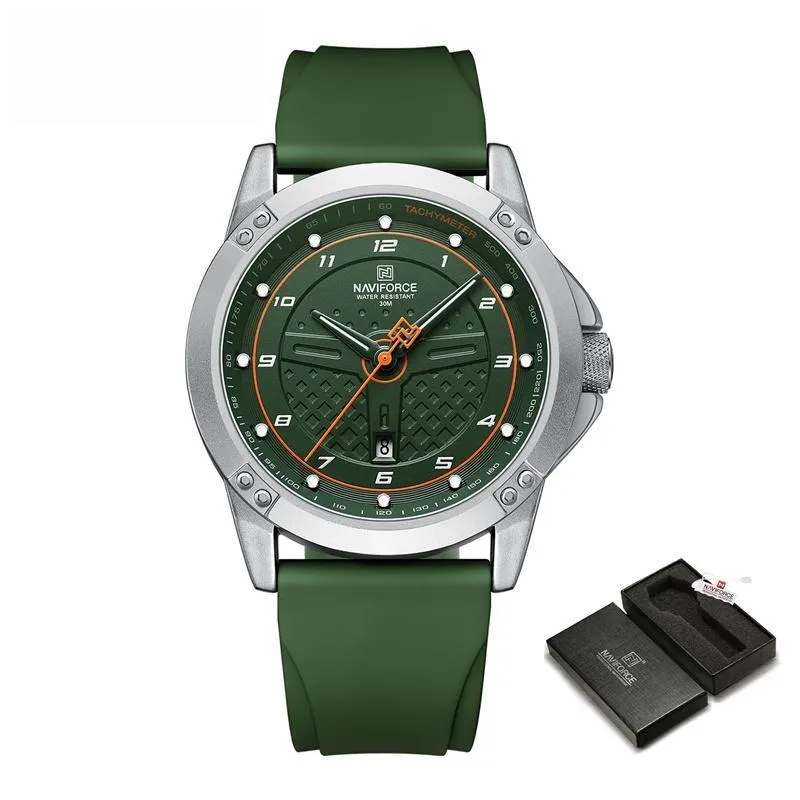 Men Military Sport Luminous Quartz Male Wristwatches Auto Date Waterproof Clock
