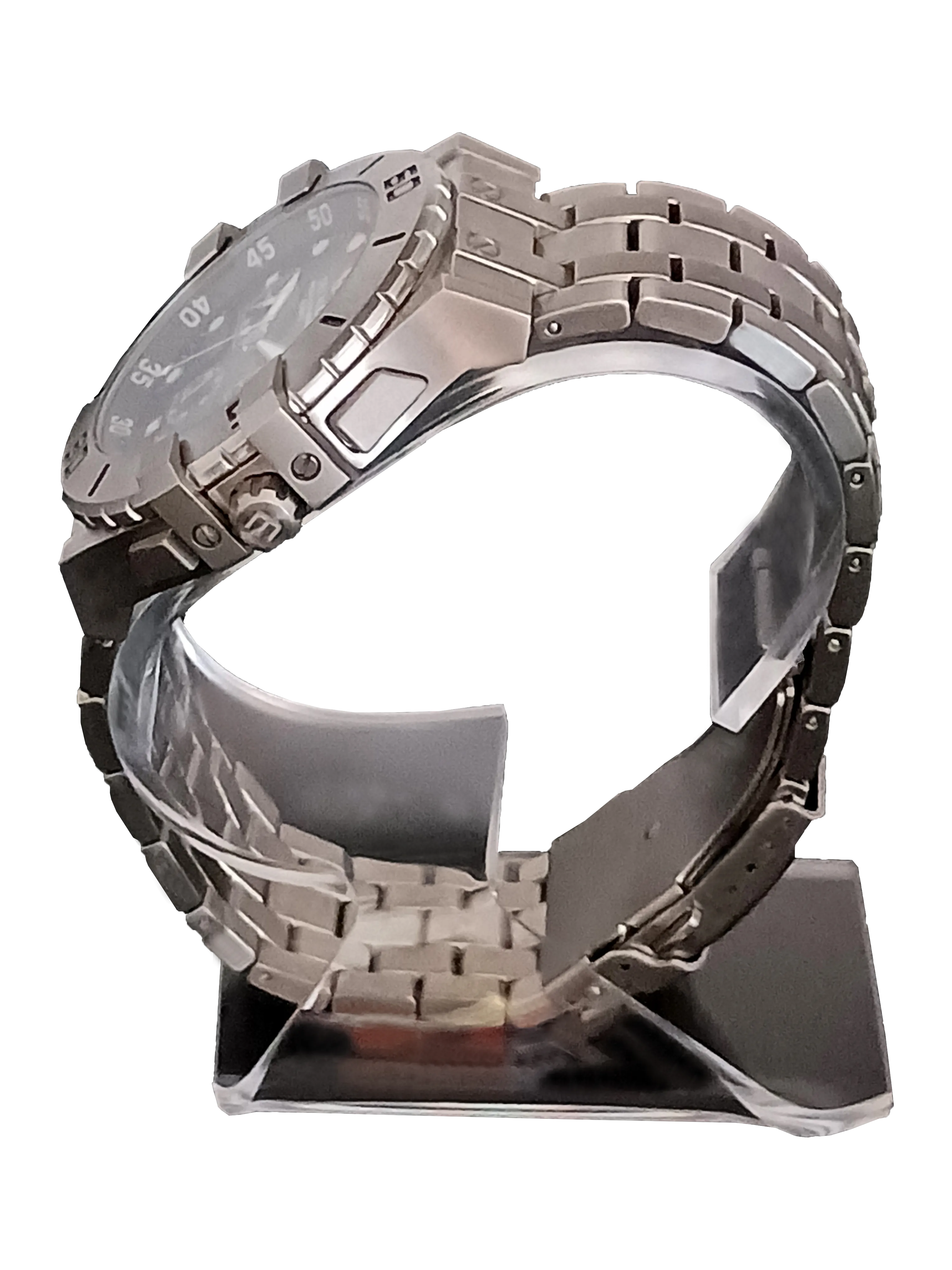 Men's All Stainless Steel Chronograph Watch 100M #50211