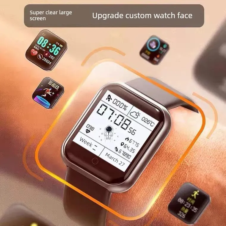 Men's and Women's Smart Charging Luminous Fashion Touch Screen Watch