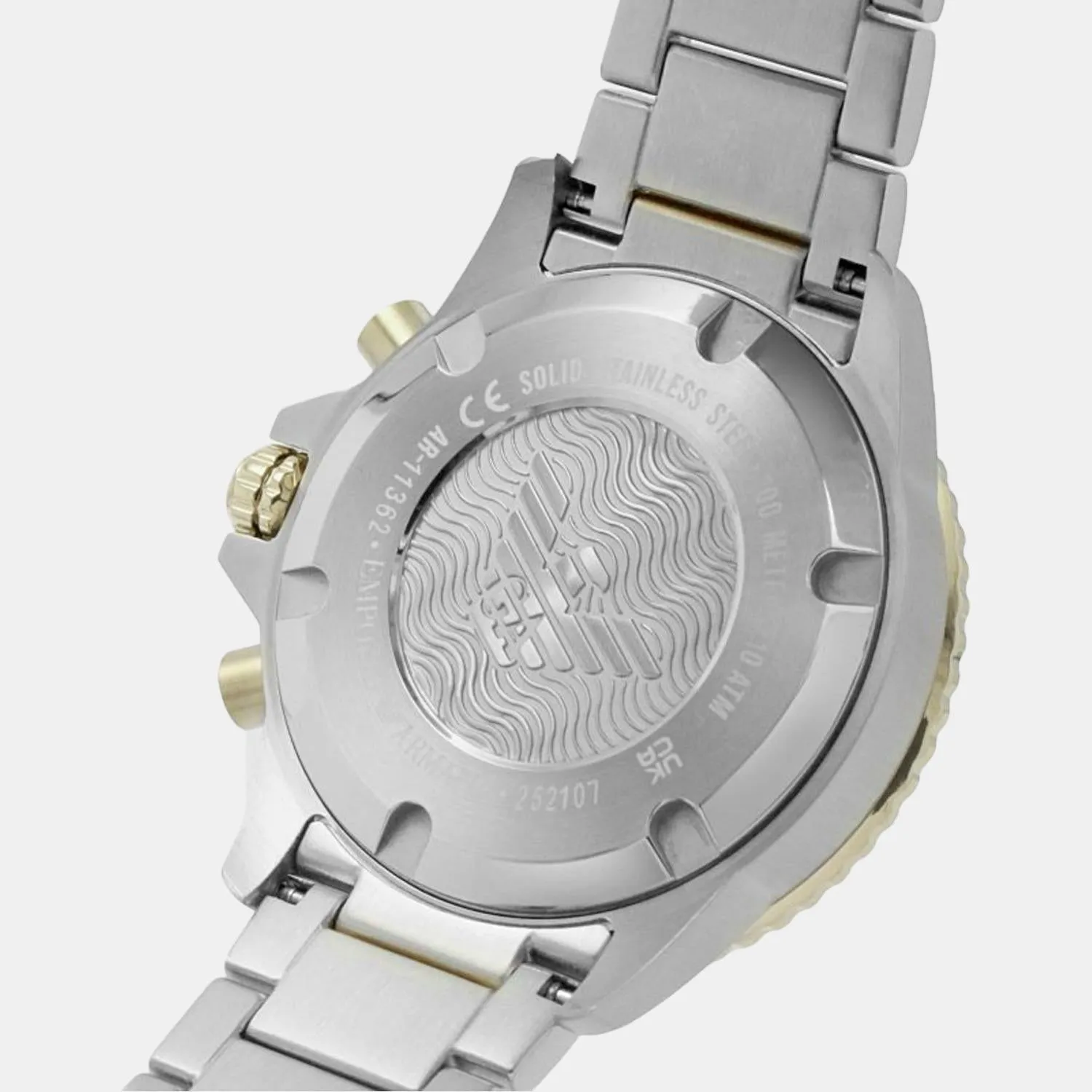 Men's Blue Chronograph Stainless Steel Watch AR11362