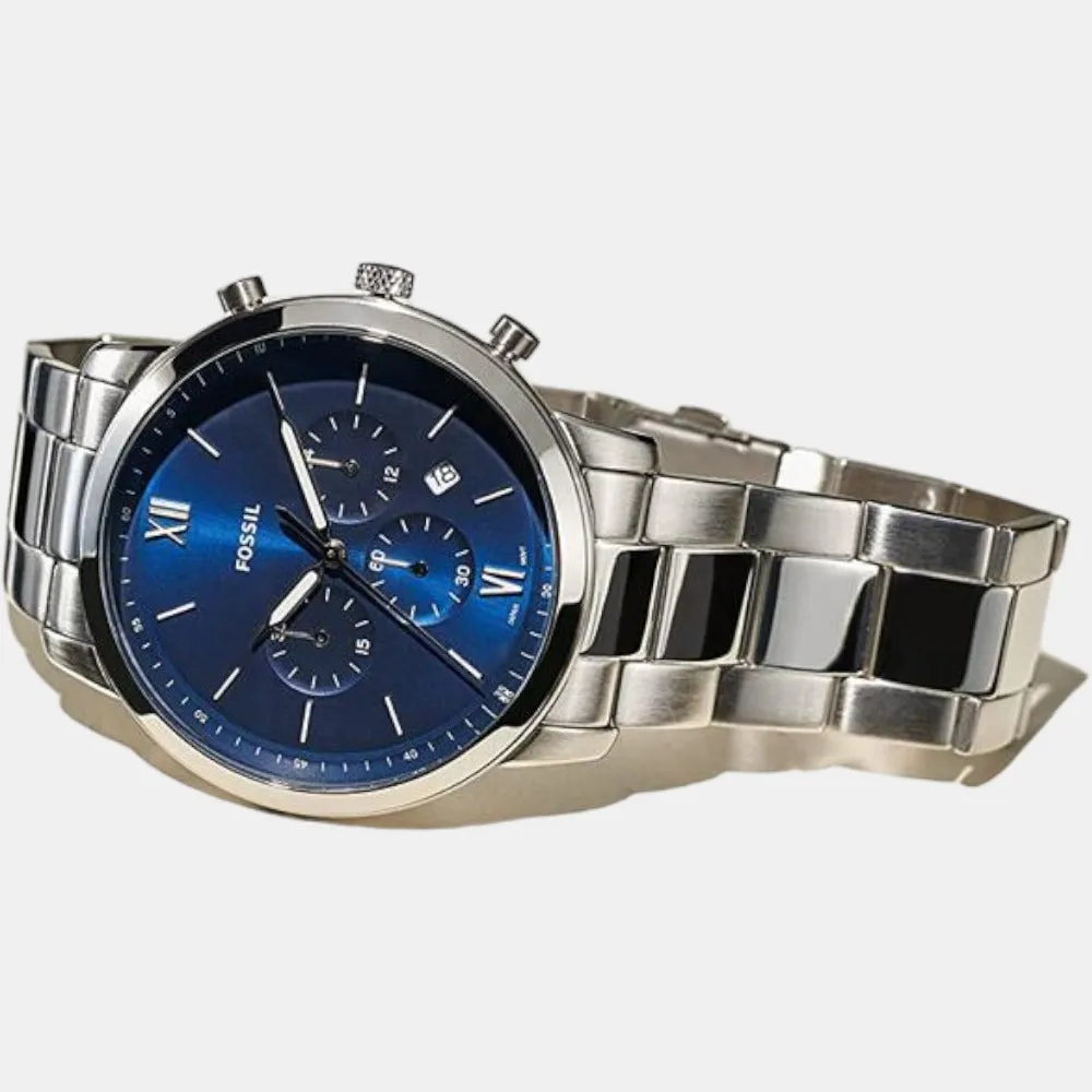 Men's Blue Stainless Steel Chronograph Watch FS5792