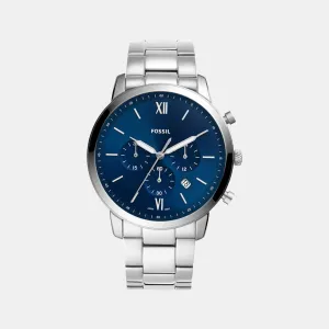 Men's Blue Stainless Steel Chronograph Watch FS5792