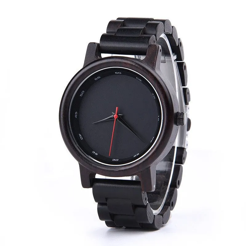 Men's Ebony Wood Watch