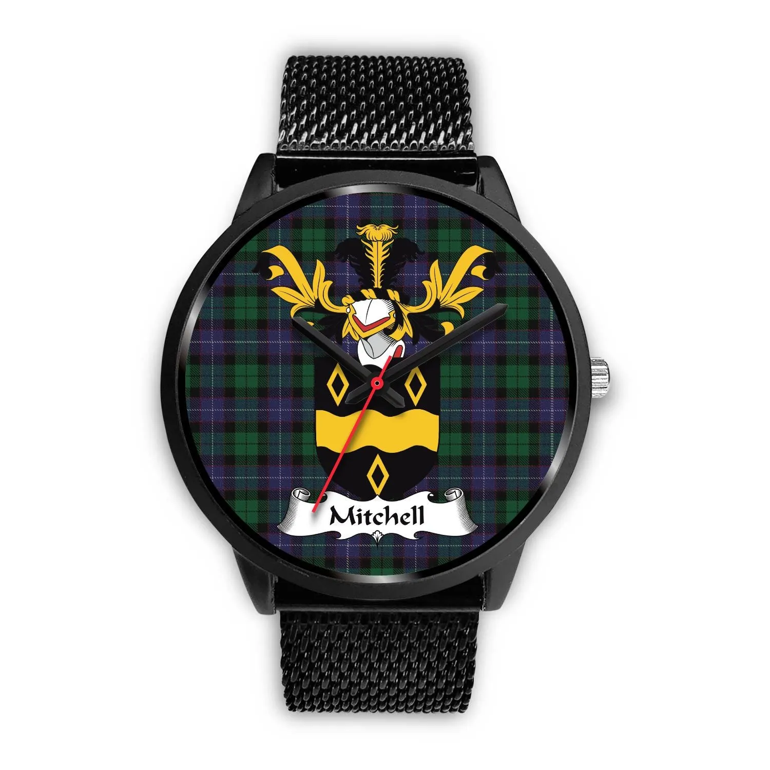Mitchell Clan Badge Tartan Black Watch