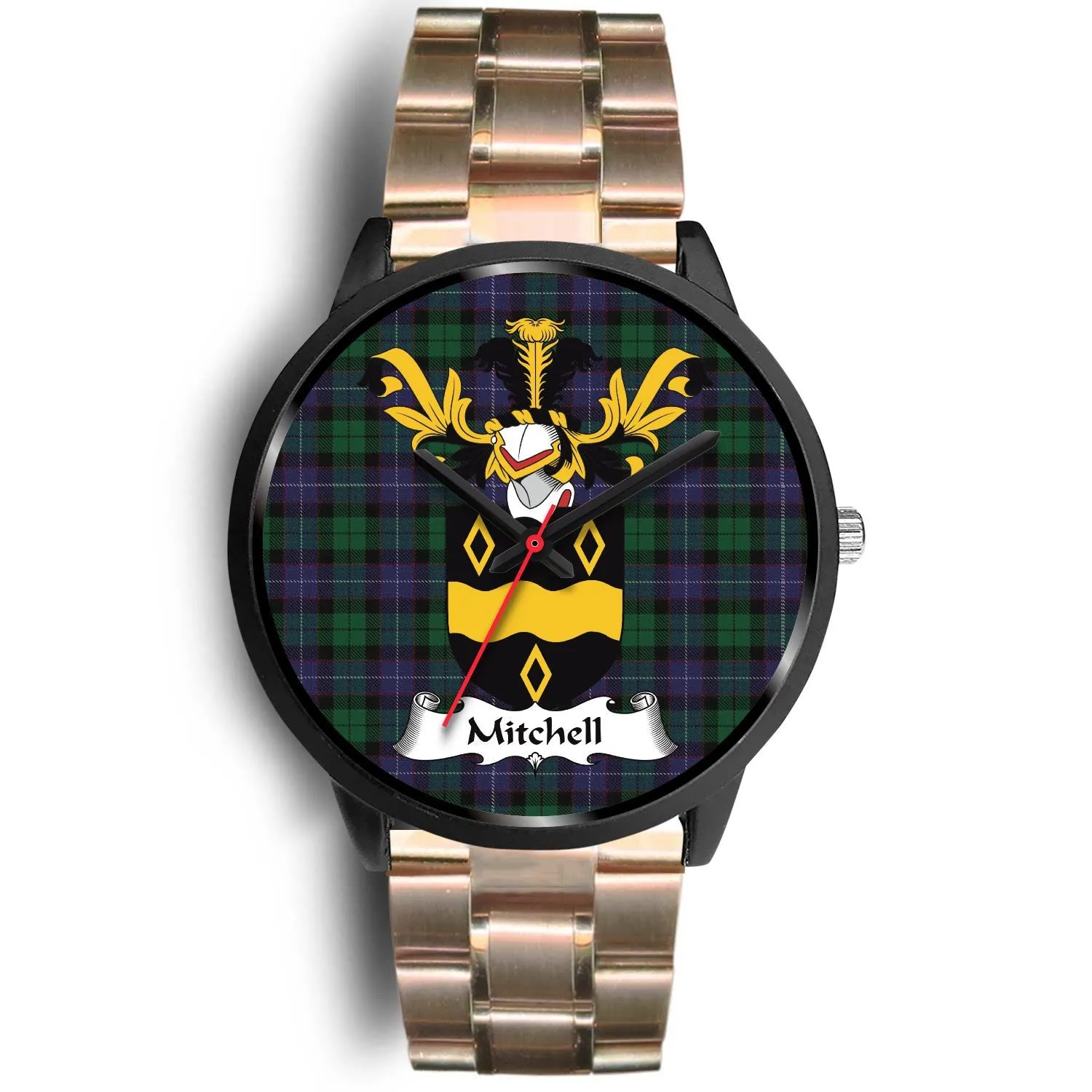 Mitchell Clan Badge Tartan Black Watch