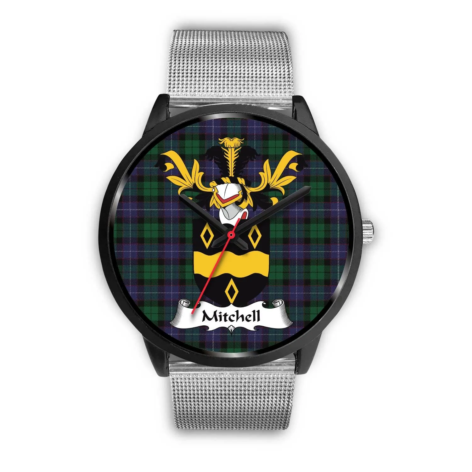 Mitchell Clan Badge Tartan Black Watch