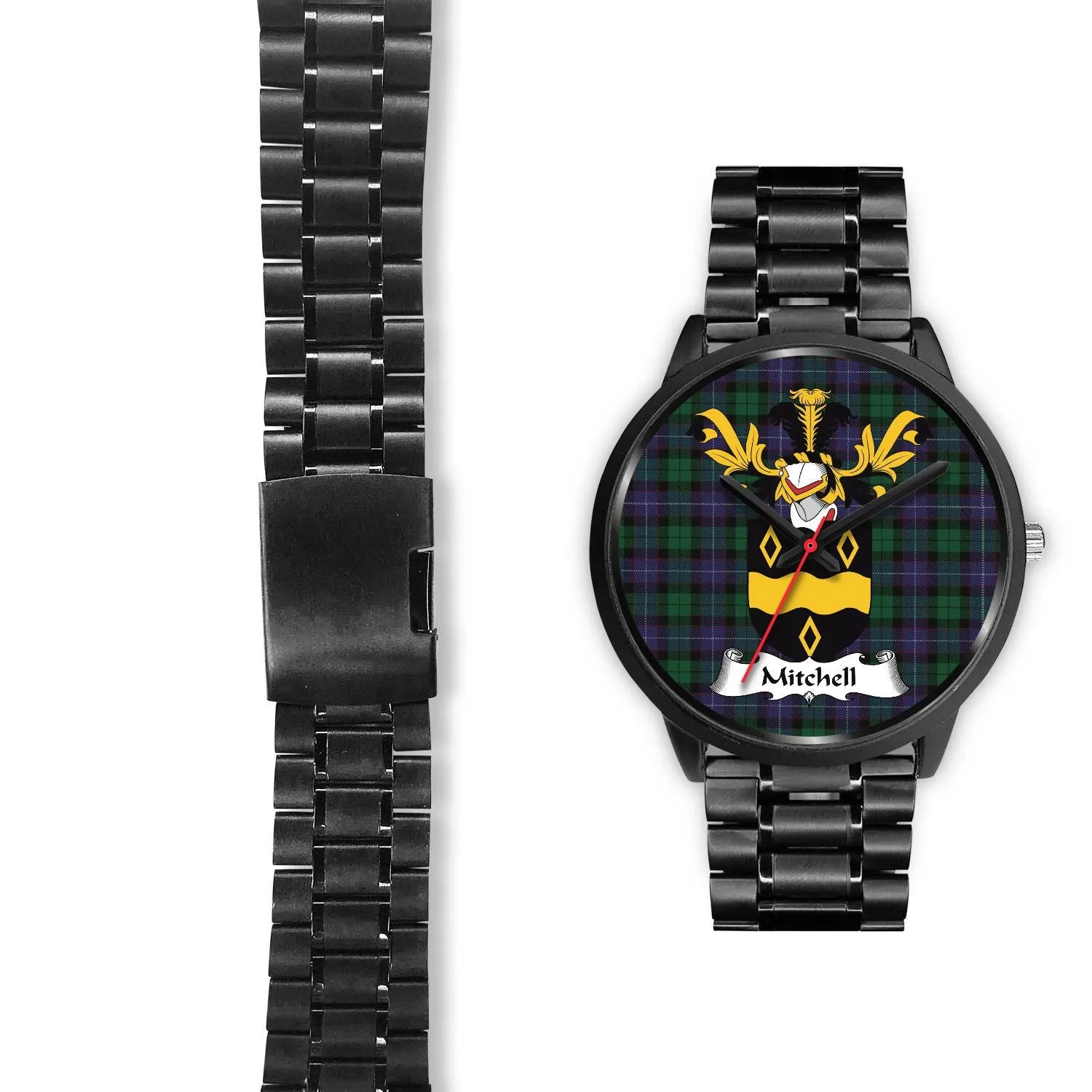 Mitchell Clan Badge Tartan Black Watch