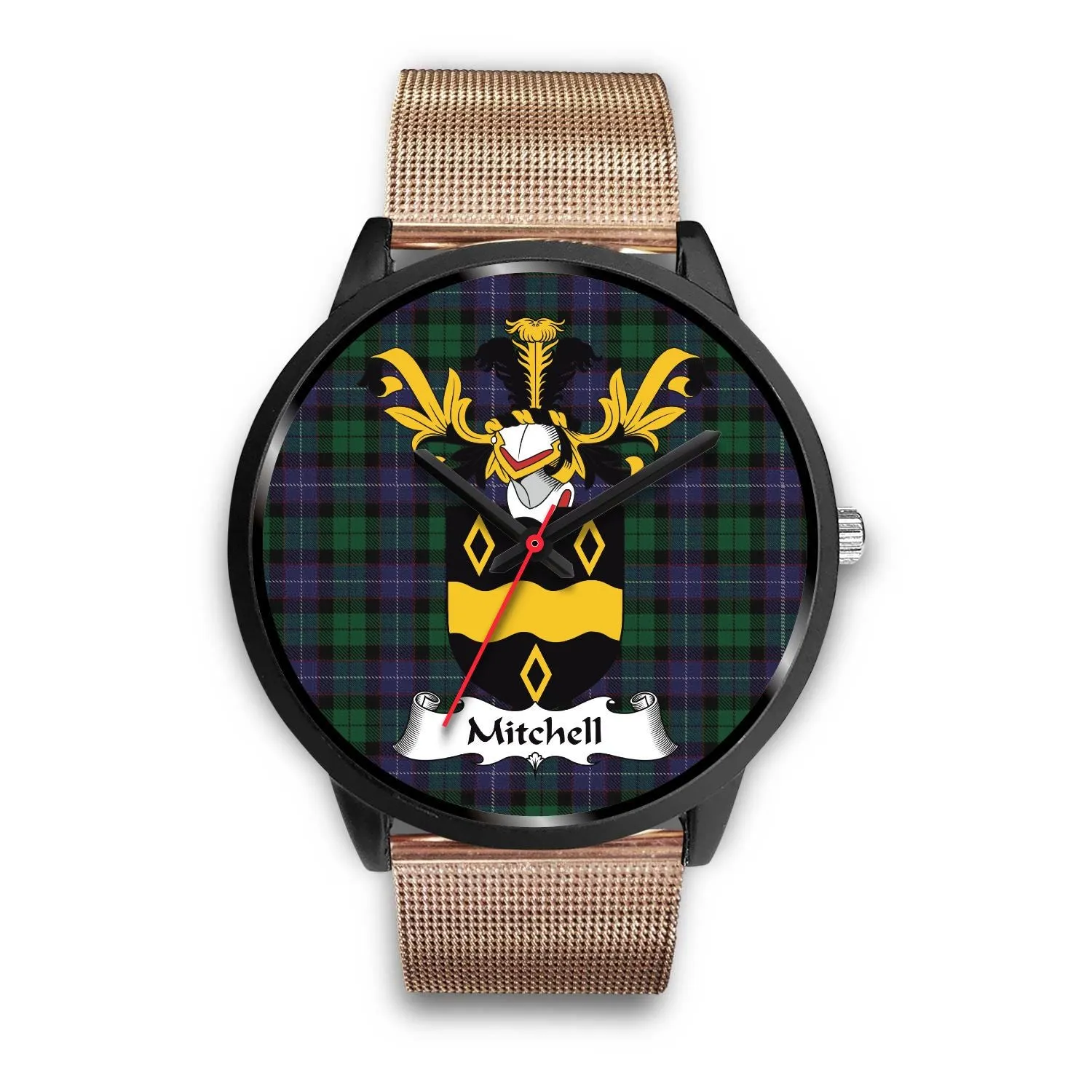 Mitchell Clan Badge Tartan Black Watch