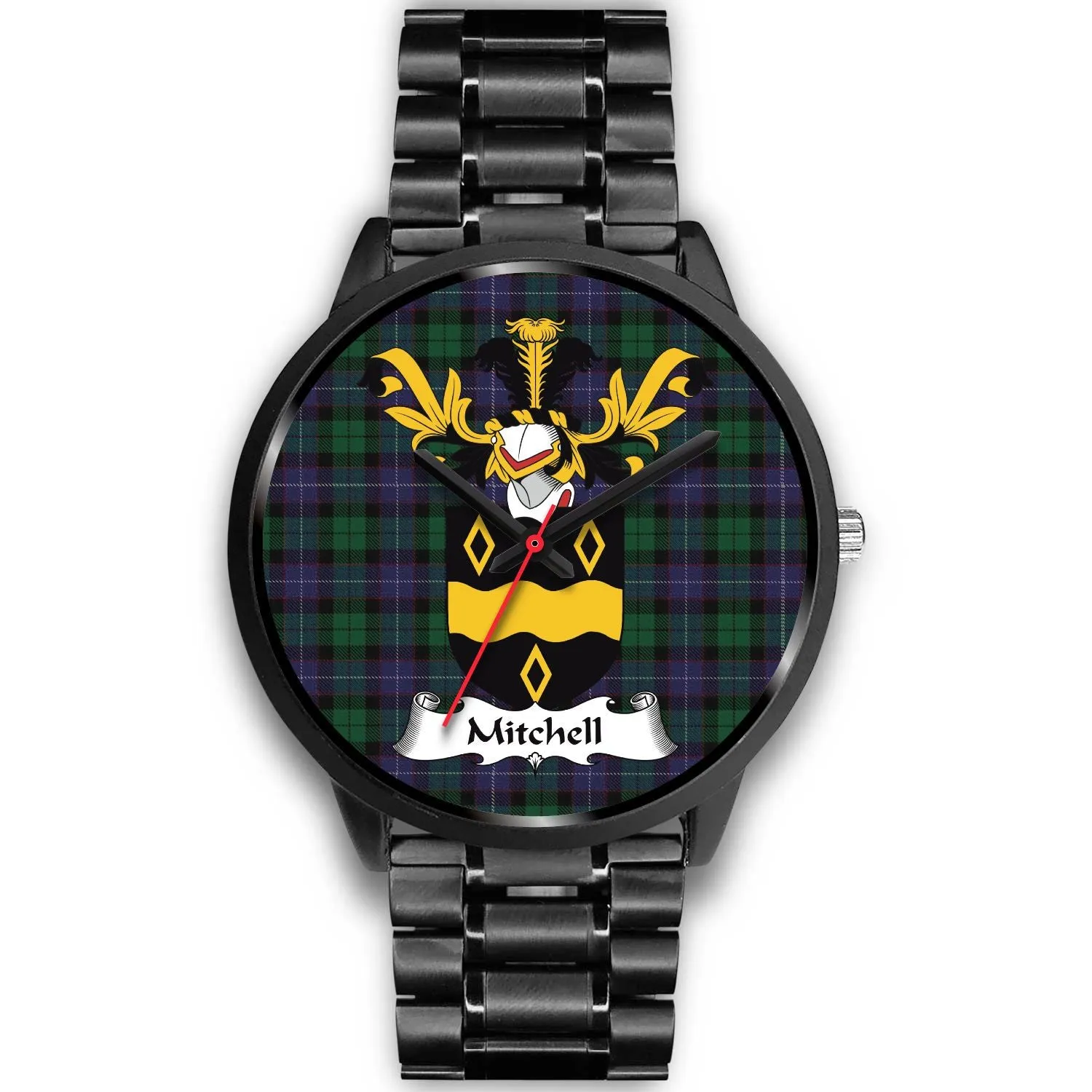 Mitchell Clan Badge Tartan Black Watch