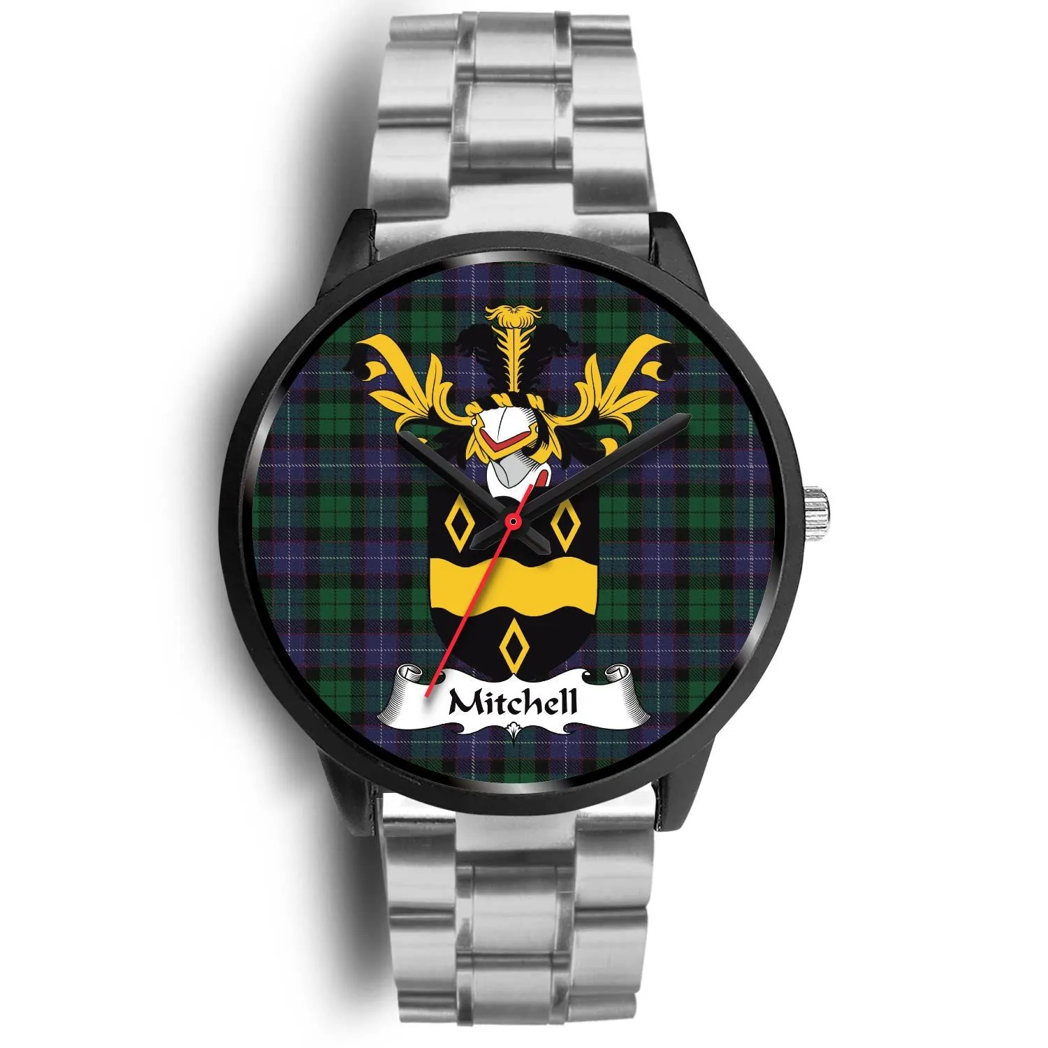 Mitchell Clan Badge Tartan Black Watch