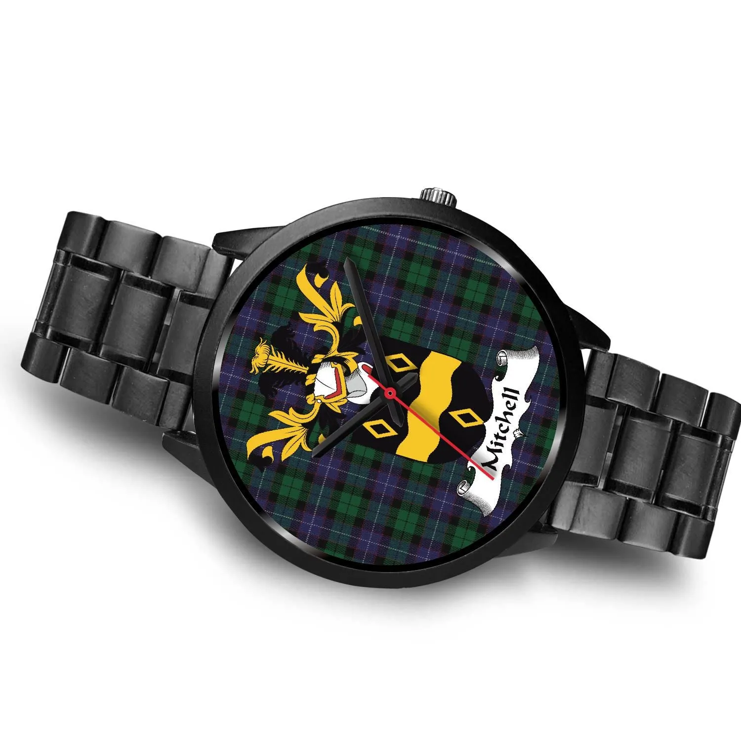 Mitchell Clan Badge Tartan Black Watch