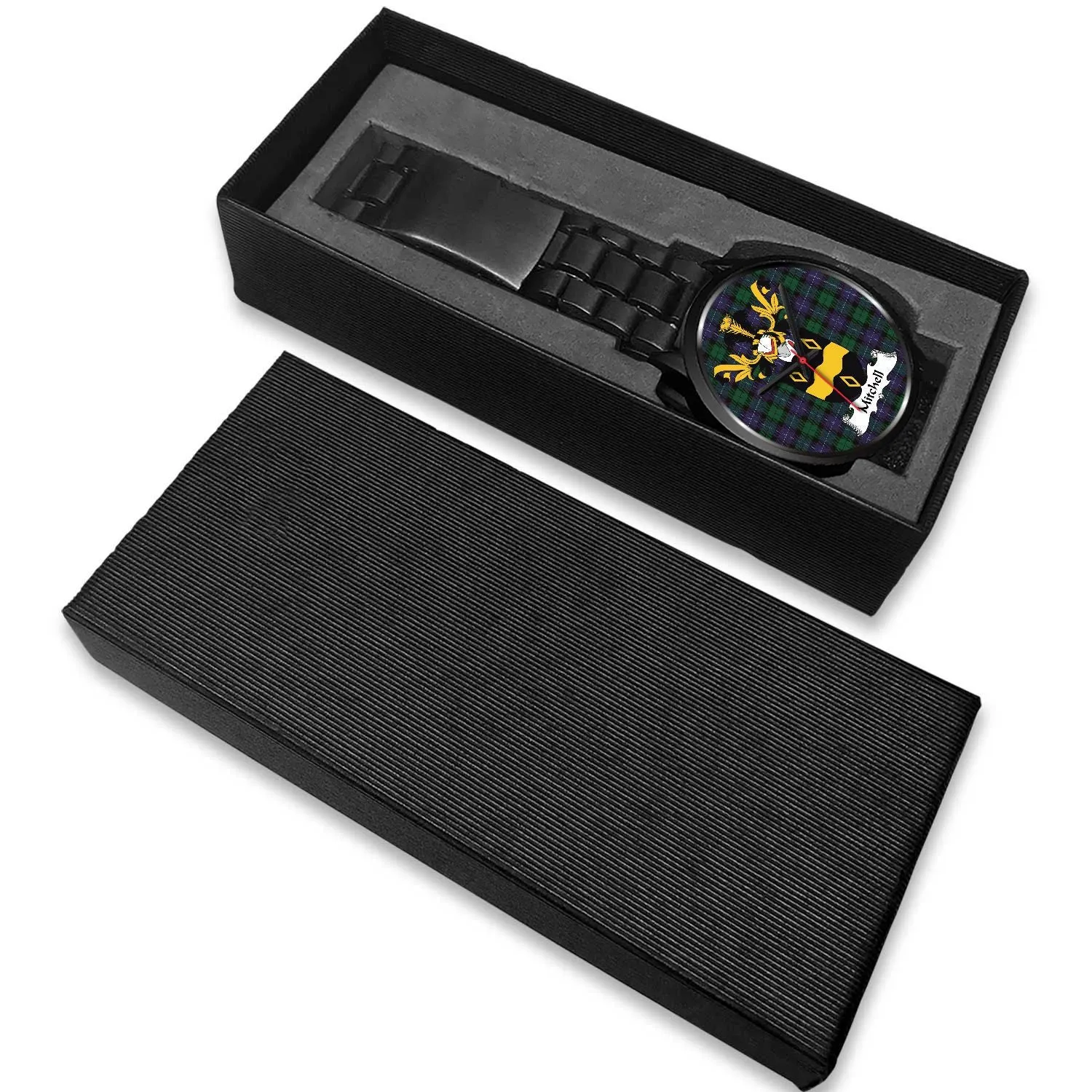 Mitchell Clan Badge Tartan Black Watch