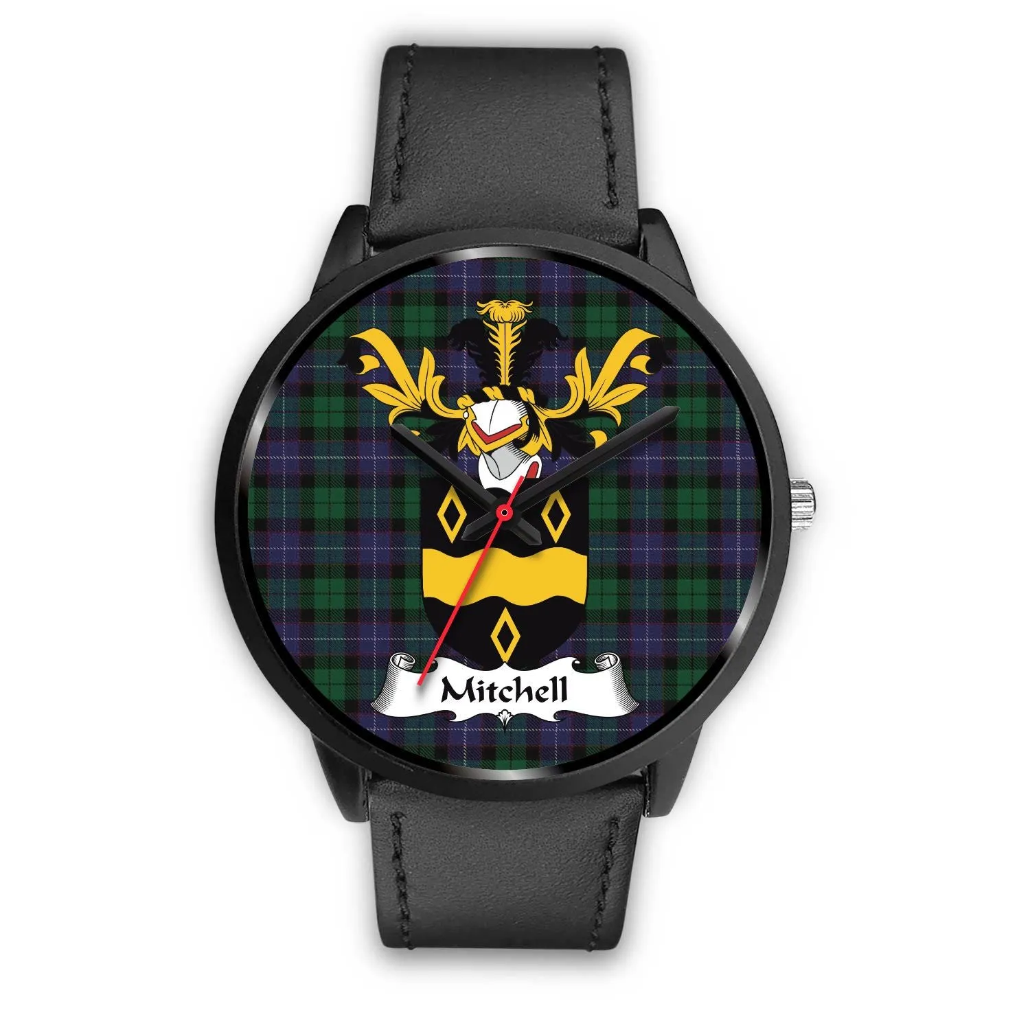 Mitchell Clan Badge Tartan Black Watch