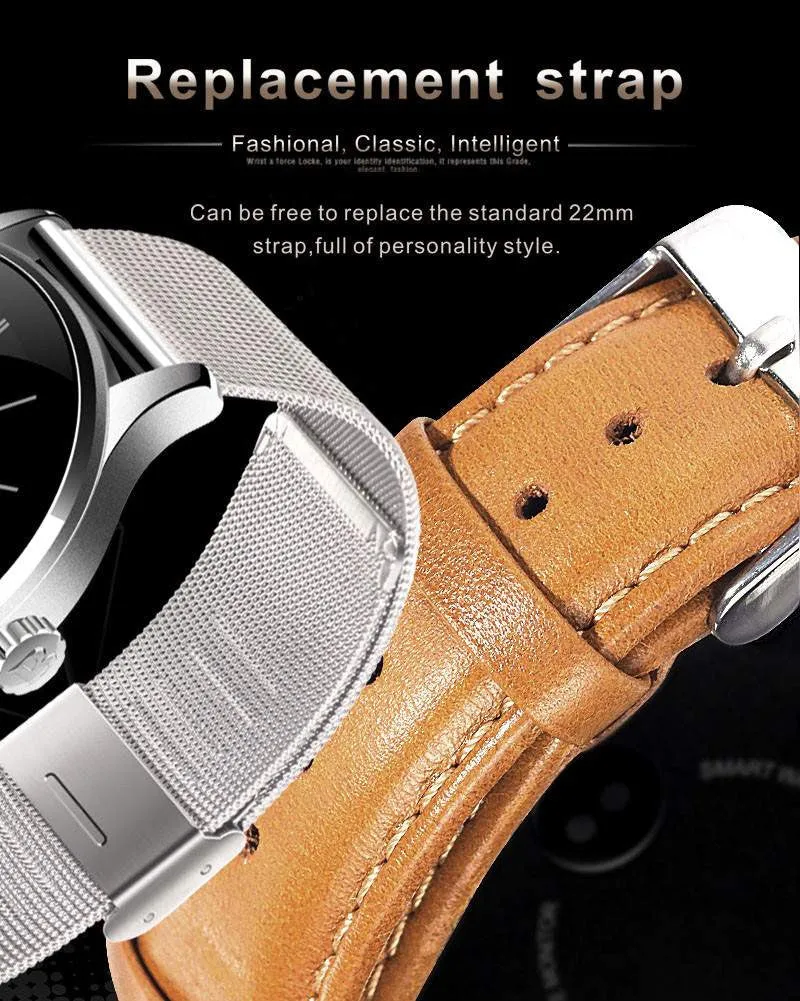 MTK2502 Bluetooth Smartwatch Heart Rate Monitor Pedometer Dialing For Android and IOS