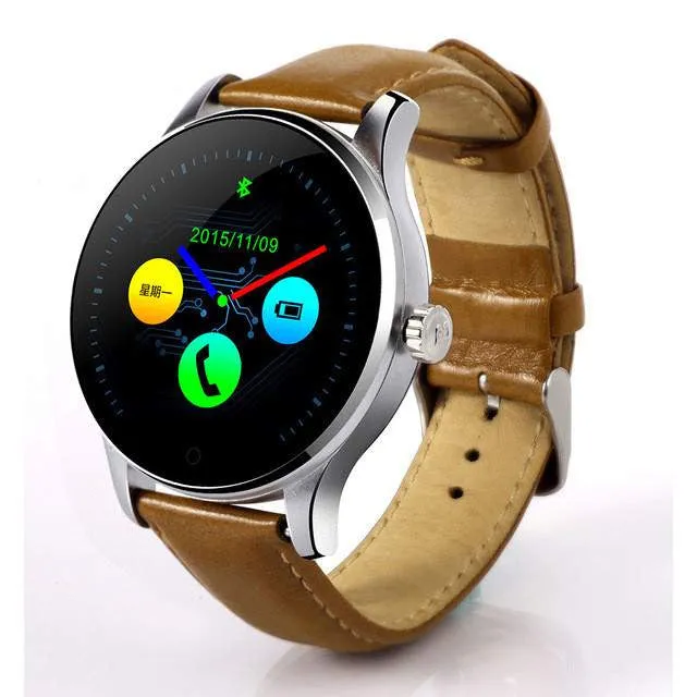 MTK2502 Bluetooth Smartwatch Heart Rate Monitor Pedometer Dialing For Android and IOS