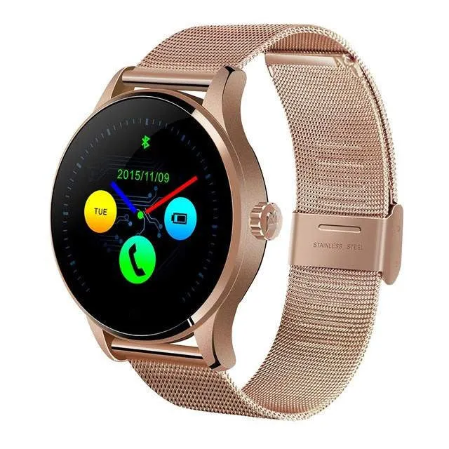 MTK2502 Bluetooth Smartwatch Heart Rate Monitor Pedometer Dialing For Android and IOS