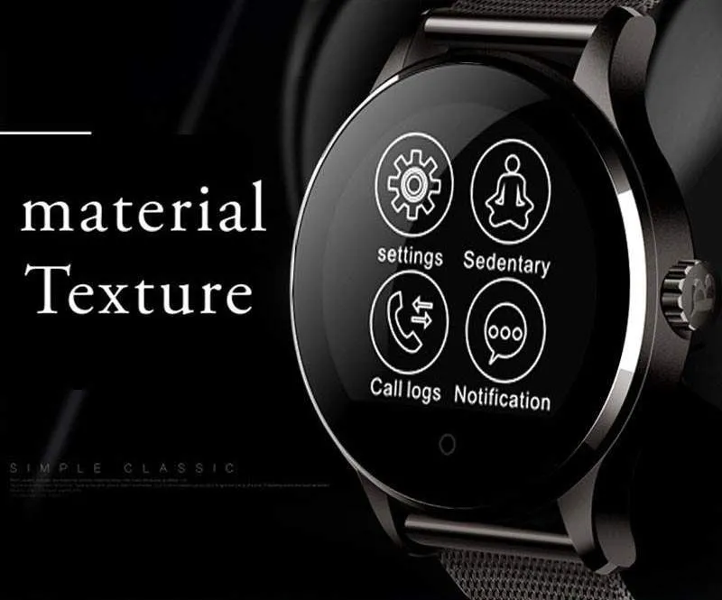 MTK2502 Bluetooth Smartwatch Heart Rate Monitor Pedometer Dialing For Android and IOS