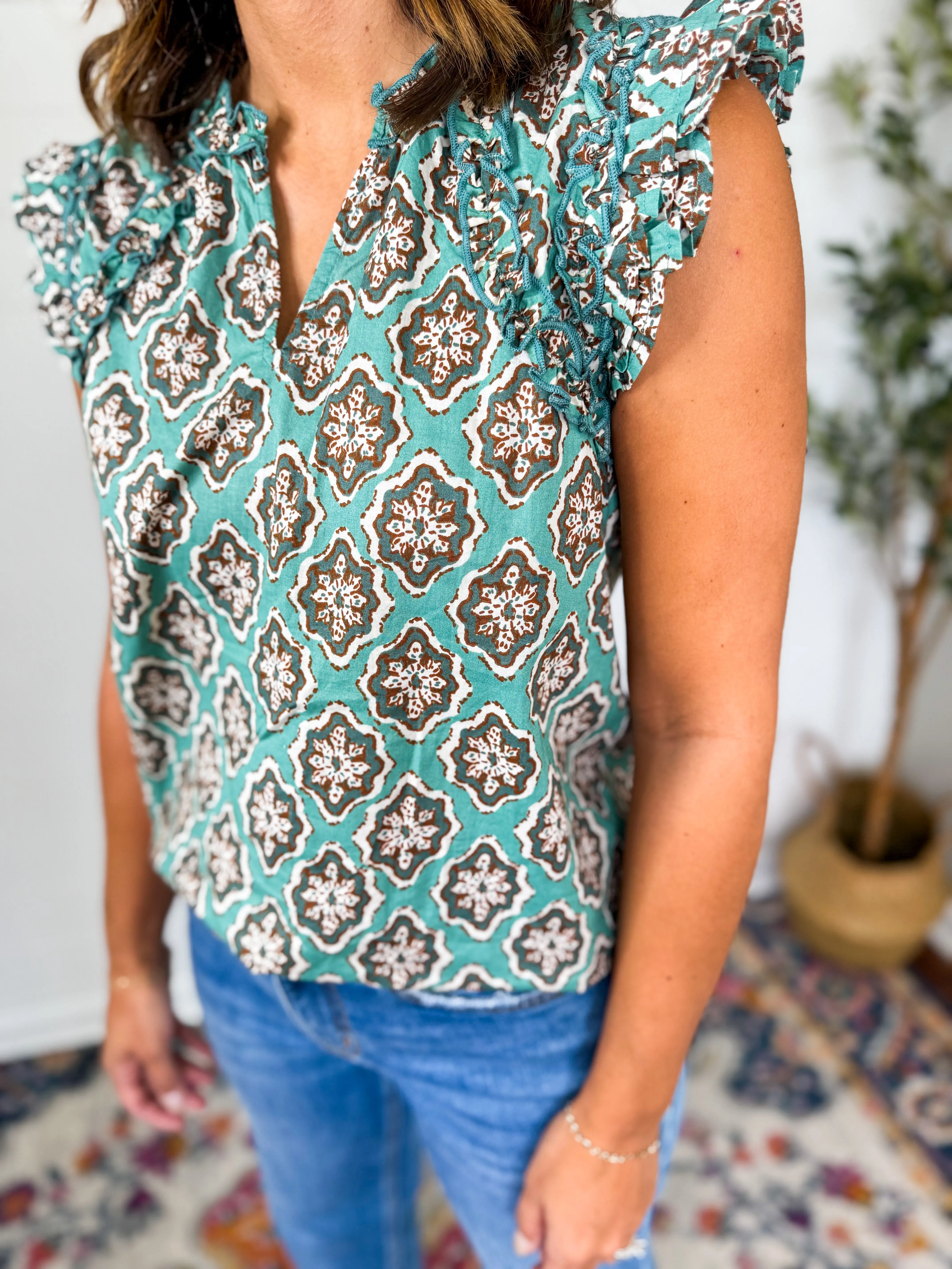 Mud Pie Beatrix Flutter Top