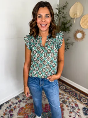 Mud Pie Beatrix Flutter Top