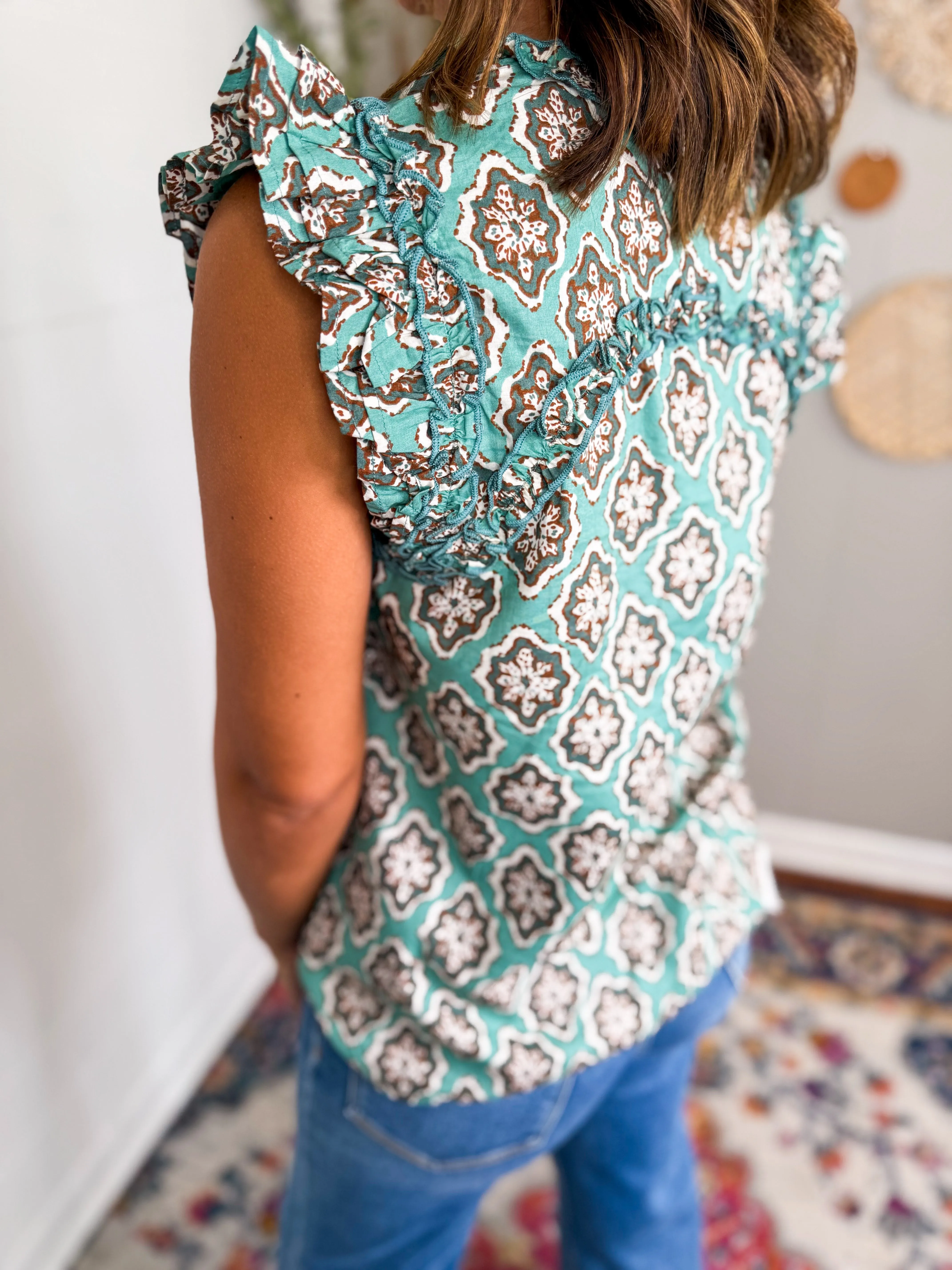 Mud Pie Beatrix Flutter Top