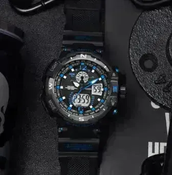 Multifunctional luminous waterproof watch