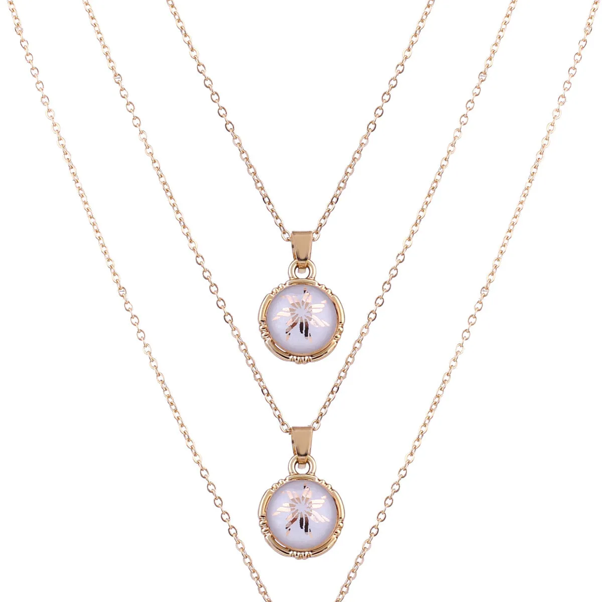 Multilayer Alloy Geometry Pendant