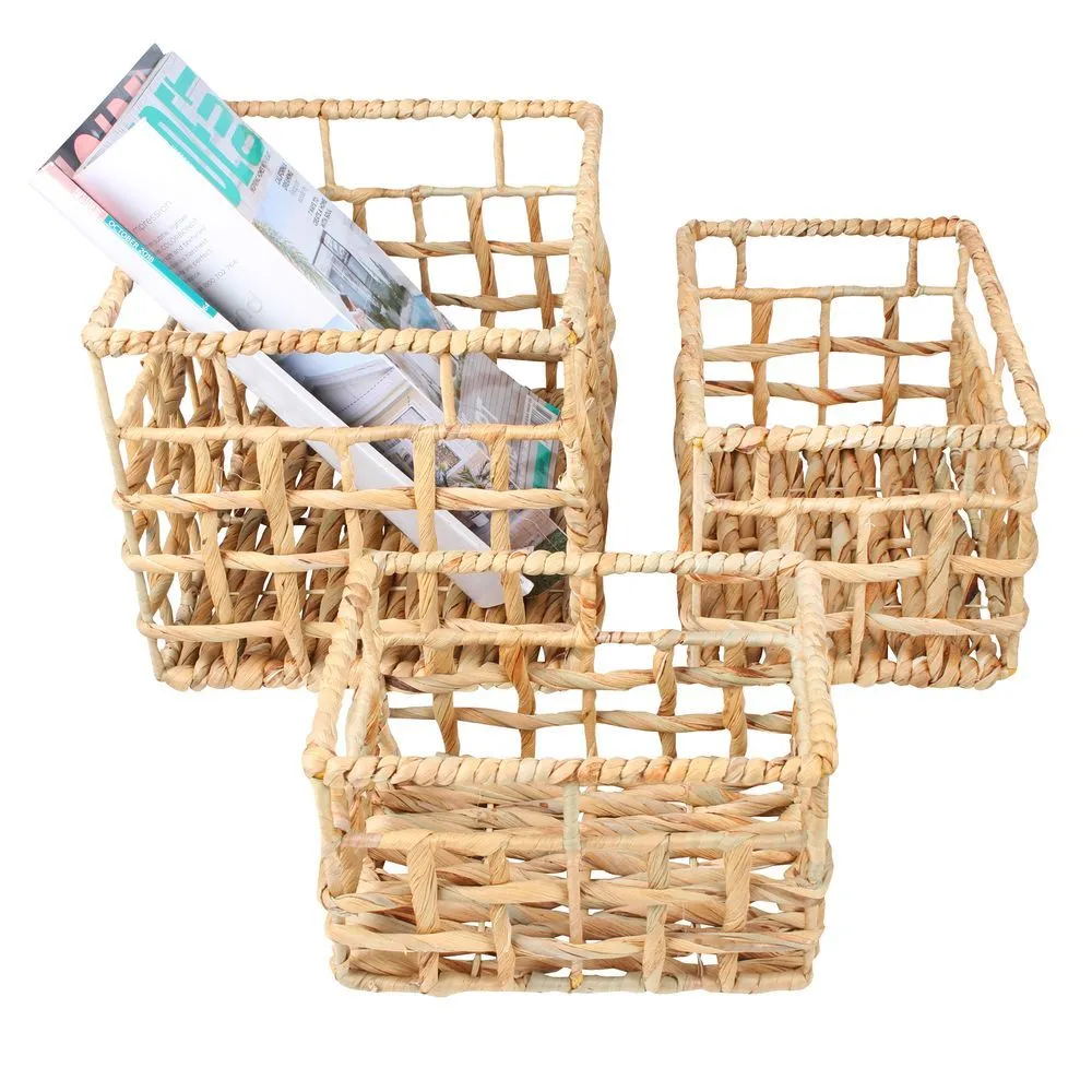 Newport Large Rectangular Hyacinth Storage Basket