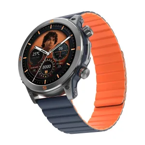 Noise X Neeraj Javelin (Limited Edition) Smart Watch 1.46" AMOLED Display, 3-Layered Casing, Special Boot-up Logo, Serialization, Emergency SOS Tech, Neeraj Autograph - India Blue