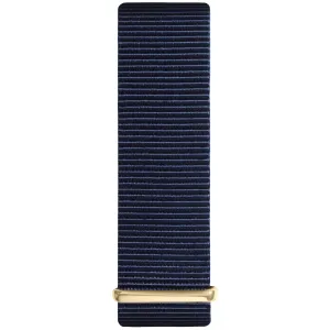 Nylon Nato Watch Strap-  Blue & Gold