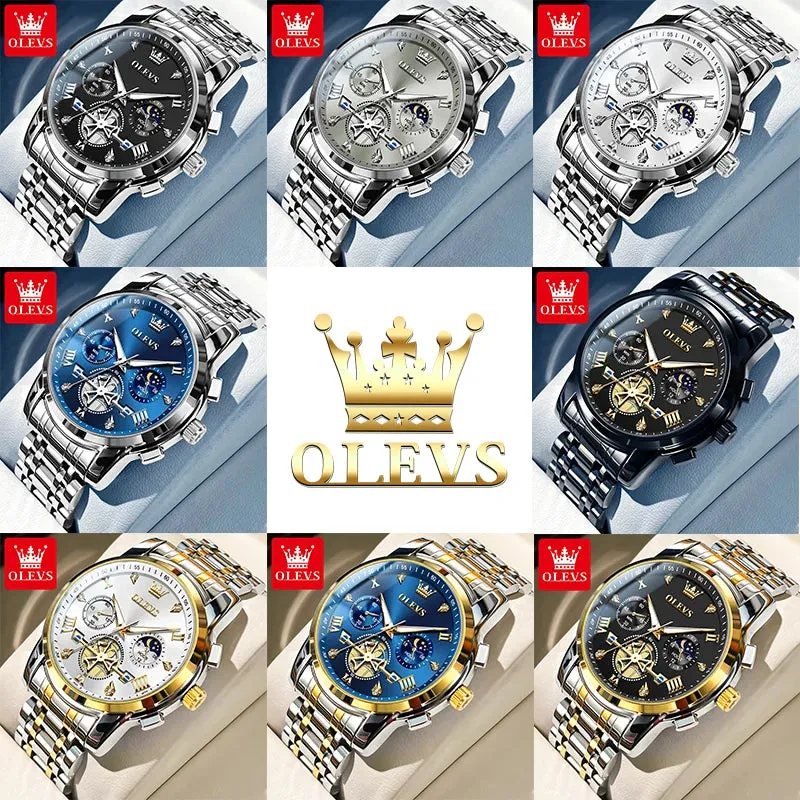 OLEVS Classic Multifunctional Men's Watch