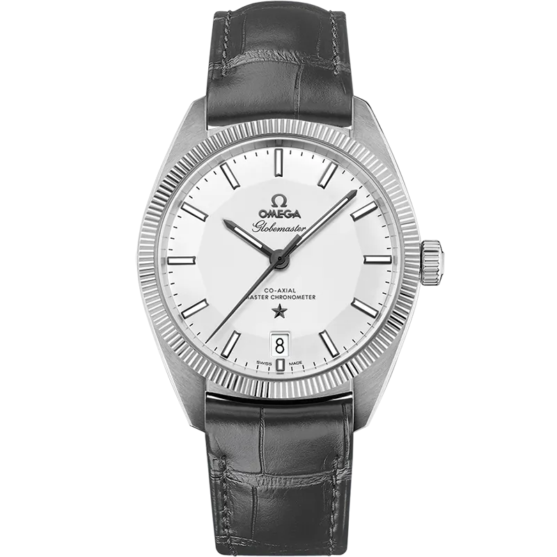 Omega Constellation Globemaster 39 mm, steel on leather strap