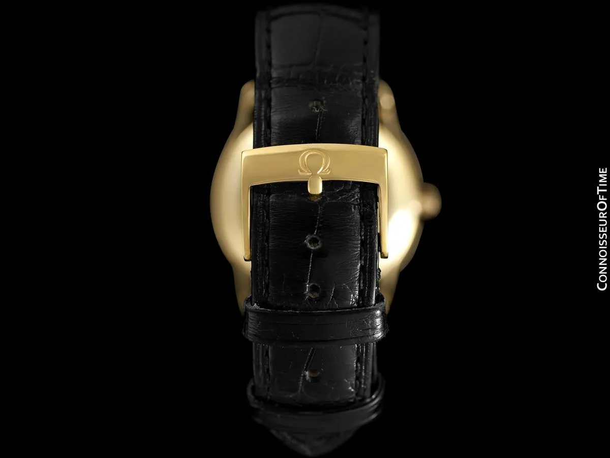 Omega De Ville Prestige Mens Automatic Chronometer Dress Watch - 18K Gold